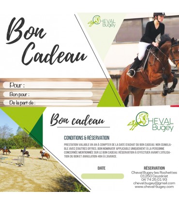 Bon cadeau cours collectif